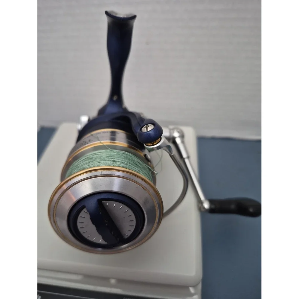 Team Daiwa Teierra 3500 Fishing Spinning Reel Prespooled 12 Ib Braid